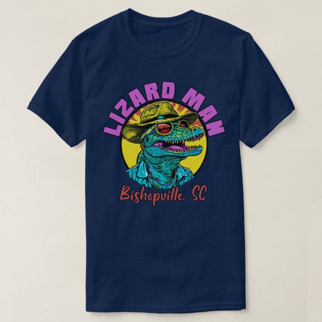Camiseta Lizard Man Laid Back (Frente do Design)