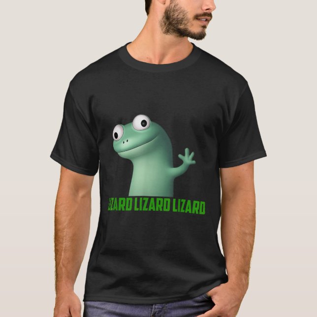 Camiseta Lizard Meme Lizard Lizard Lizard Funny Graphic T-s (Frente)