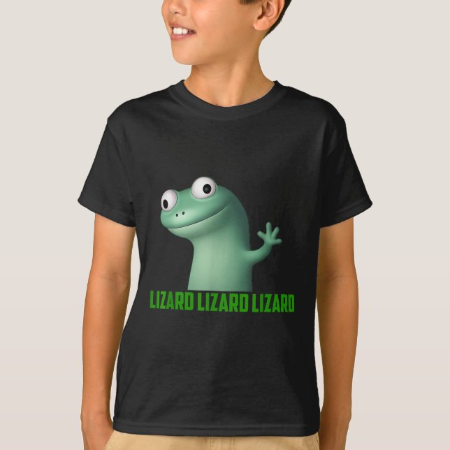 Camiseta Lizard Meme Lizard Lizard Lizard Funny Graphic T-s (Frente)