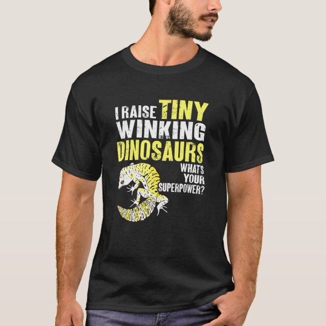 Camiseta Lizard Reptile Herpetologista Leopard Gecko (Frente)