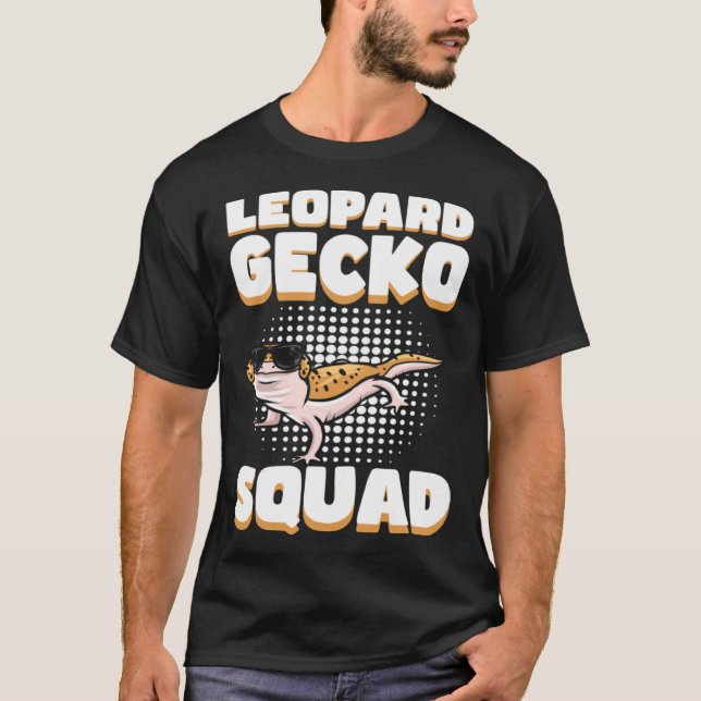 Camiseta Lizard Reptile Leopard Gecko (Frente)