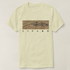 Camiseta Lizard Sand Tan Southwest Animal Nature Painting