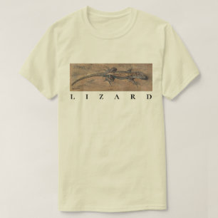 Camiseta Lizard Sand Tan Southwest Animal Nature Painting
