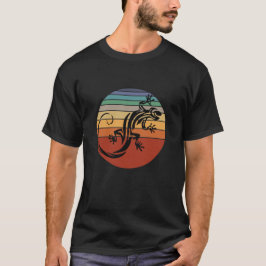 Camiseta Lizard Tropical Cute Tropical de 80 anos