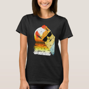 Camiseta Llama Alpaca Com Óculos De Sol