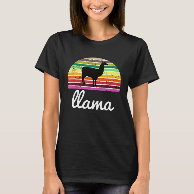 Camiseta Llama Alpaca Peru Lembrança (Frente)