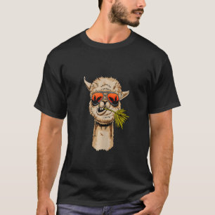Camiseta Llama Alpaca Sunglass Legal Lama Rama Ideia Animal