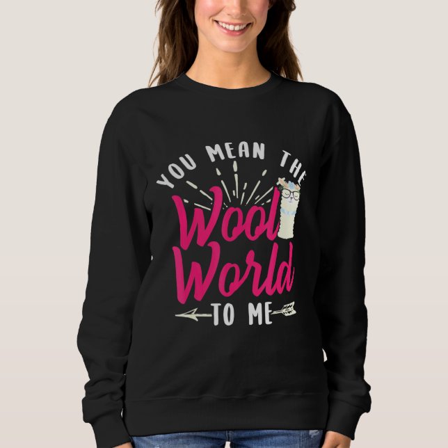 Camiseta Llama Alpaca Wool World Design (Frente)