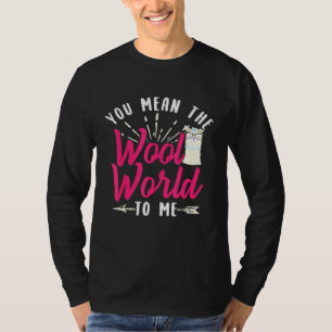 Camiseta Llama Alpaca Wool World Design
