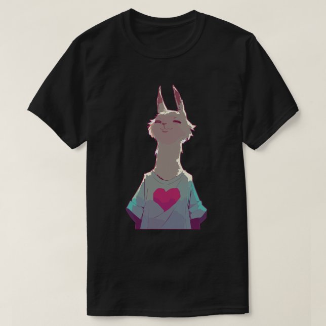 Camiseta Llama apaixonado (Frente do Design)