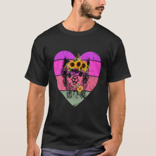 Camiseta Llama Bandana Alpaca Retro Vintage Love Fu