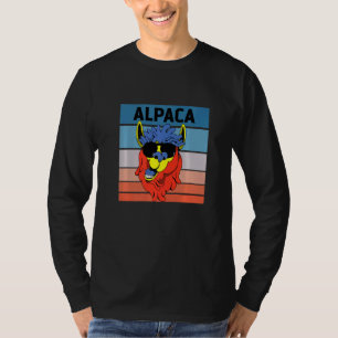 Camiseta Llama Cute Baby Happy Alpaca Estilo Retro Alpaca