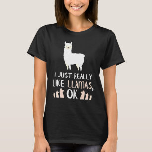 Camiseta Llama Cute Llama & Alpaca Llamas