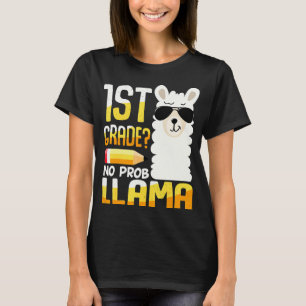 Camiseta Llama da 1ª série de volta ao primeiro dia de aula