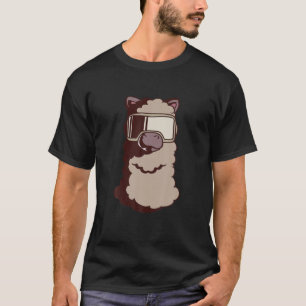 Camiseta Llama de Realidade Virtual - Llama Engraçado com C