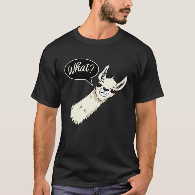 Camiseta Llama diz Qual Design (Frente)