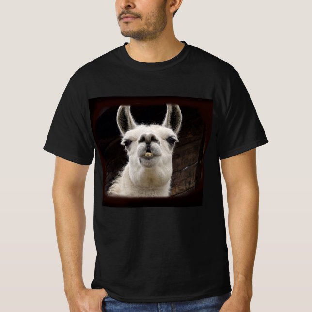 Camiseta Llama Drama – Ich hab dich im Blick (Frente)