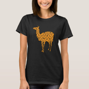 Camiseta Llama Easy Halloween Alpaca Animal Lazy Cos