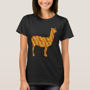 Camiseta Llama Easy Halloween Figurume Alpaca Animal Fora