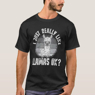 Camiseta Llama Eu Gosto Muito De Lhamas Ok Animal 2