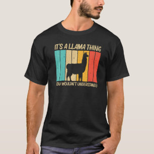 Camiseta Llama For Men Alpaca Farming Zookeeper Peruv