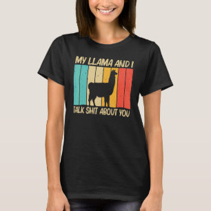 Camiseta Llama For Men Alpaca Farming Zookeeper Peruv
