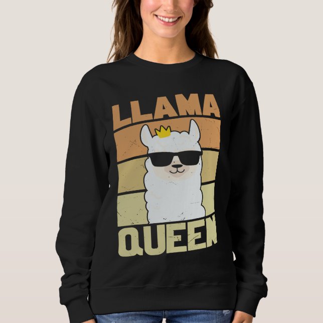 Camiseta Llama  Funny Cute Retro Style Alpaca Graphic Plus  (Frente)