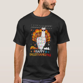 Camiseta Llama Happy Hallothanksmas Halloween