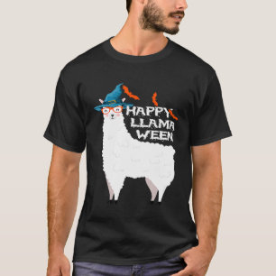Camiseta Llama Happy Llamabetween Halloween Fall