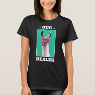 Camiseta Llama Hug Dealer Llama Sunglass Animal Lama