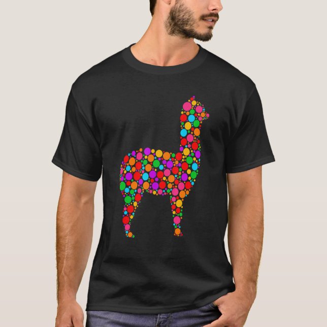 Camiseta Llama International Dot Day Bolinhas Graphic (Frente)