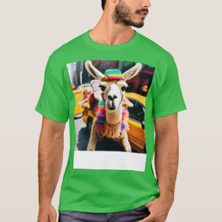 Camiseta Llama invadiu táxi