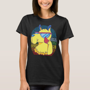 Camiseta Llama Legal Sunglass Alpaca Vintage para Animais