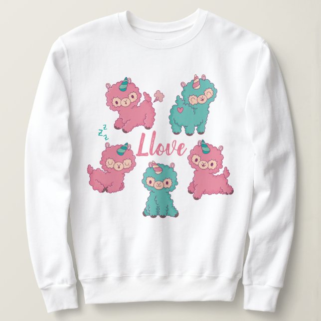 Camiseta Llama Love (Frente do Design)