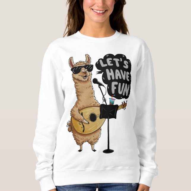 Camiseta Llama Music Party (Frente)