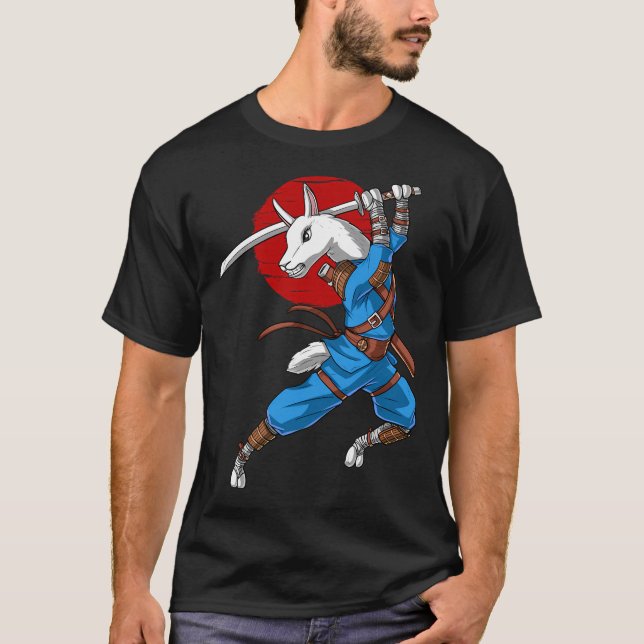 Camiseta Llama Ninja Samurai (Frente)