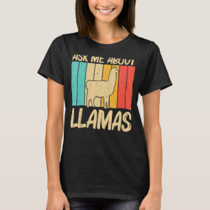 Camiseta Llama Para Homens Mulheres Llama Fazenda Animal