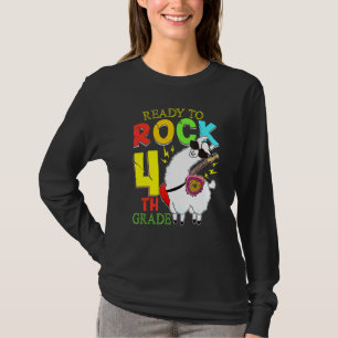 Camiseta Llama Pronto Para Balançar a Quarta Série Primeiro