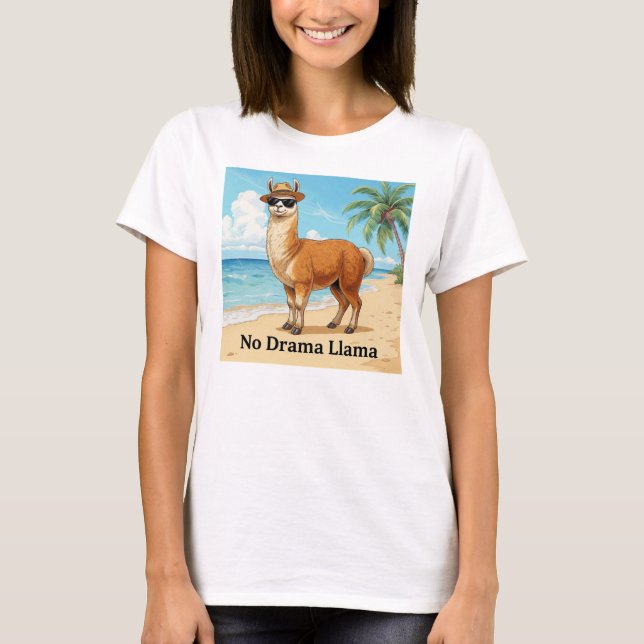 CAMISETA LLAMA SEM DRAMA (Frente)