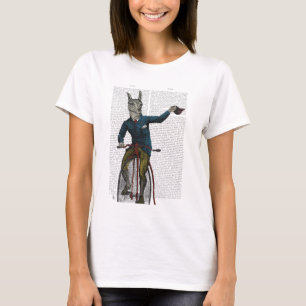 Camiseta Llama sobre bicicleta