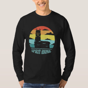 Camiseta Llama - Spirit Animal Vintage Retro Sunset Llama Q