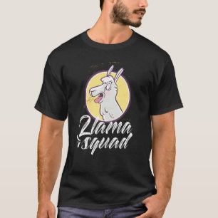 Camiseta Llama Squad Animal Sayings Cute Lhamas
