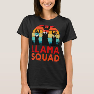 Camiseta Llama Squad Sunglass Legal Llamas Vintage