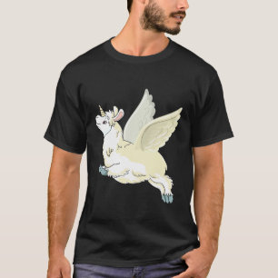 Camiseta Llama unicórnio para meninas meninos mulheres
