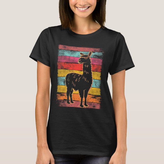 Camiseta Llama vintage (Frente)