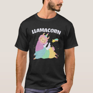 Camiseta Llamacorn Funny Cute Llama Unicorn Design Para Cri