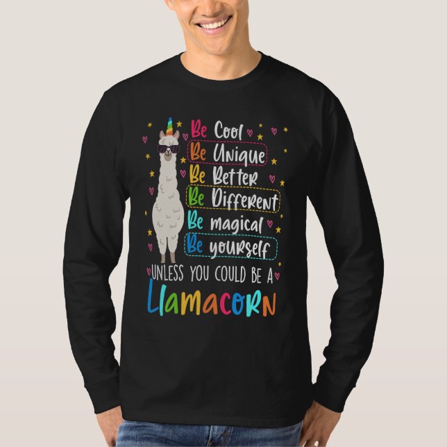 Camiseta Llamacorn Graphic For Teachers And Students (Frente)