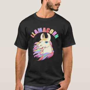Camiseta Llamacorn Lhama Unicórnio