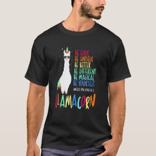 Camiseta Llamacorn - Lhama Unicórnio