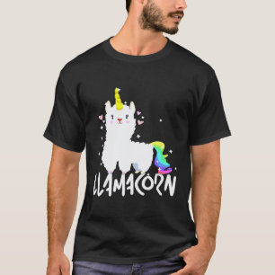 Camiseta Llamacorn para Amantes de Lhama Unicórnio Alpaca